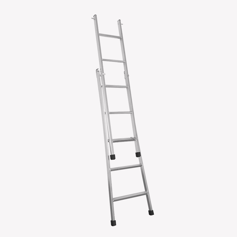 Escada articulada e expansível com 5 degraus