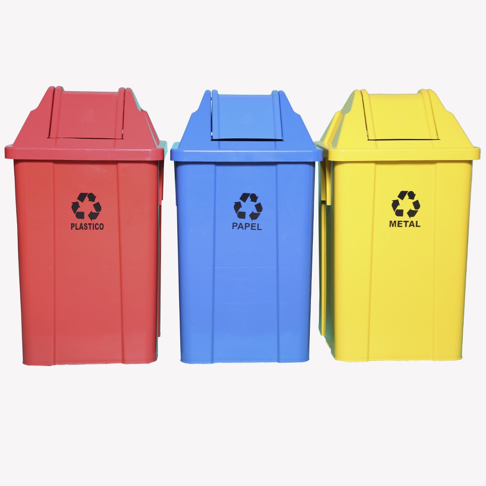 Lixeira J 25 Litros Quadrada Tampa V.V.