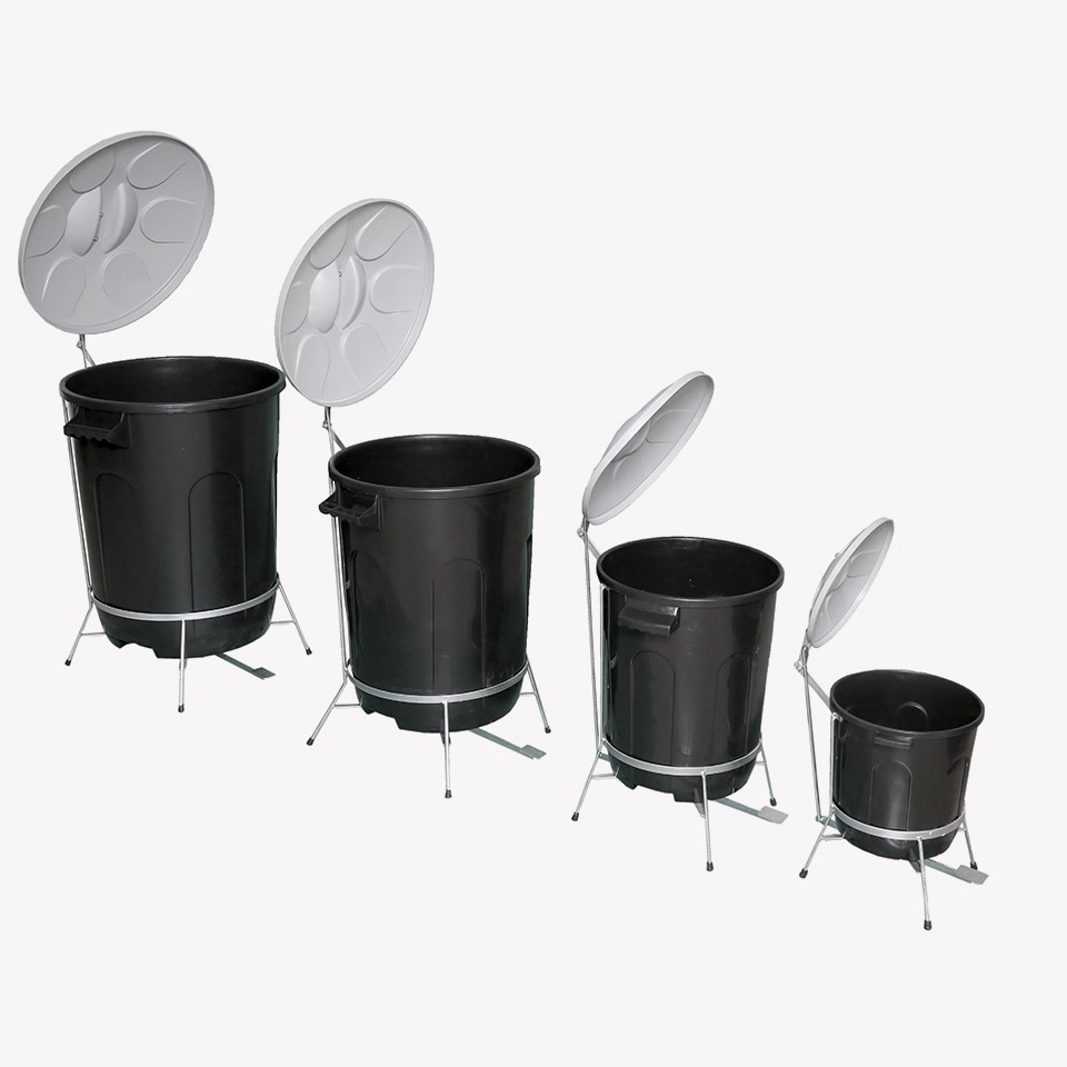 Suporte Pedal com Lixeira Jg 30 Litros