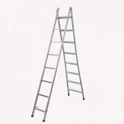 Escada articulada e expansível com 8 degraus