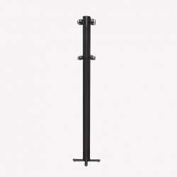 Poste PARA 2 lixeiras 50 litros B. tampa vai e vem