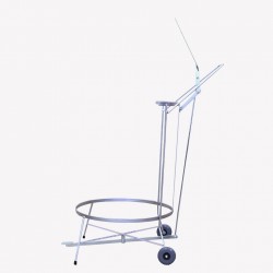 Suporte Pedal PARA Lixeira JG 90 Litros com Rodízio
