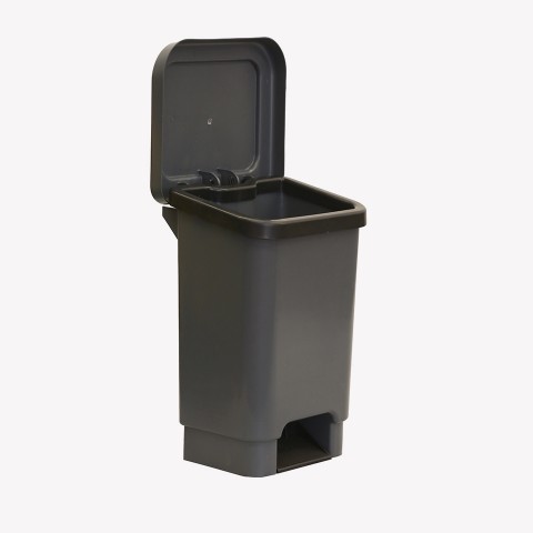 Lixeira quadrada 25 Litros com pedal plástico LP