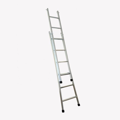 Escada articulada e expansível com 6 degraus