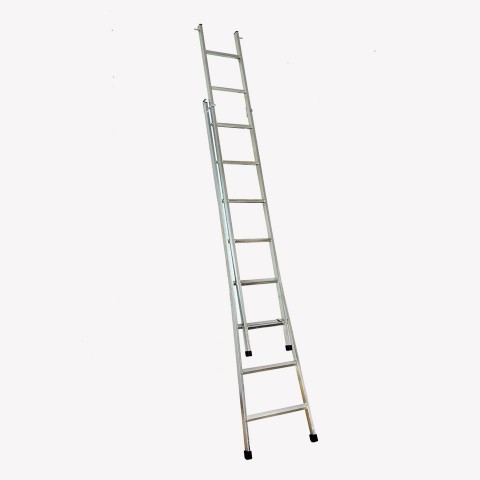 Escada articulada e expansível com 8 degraus