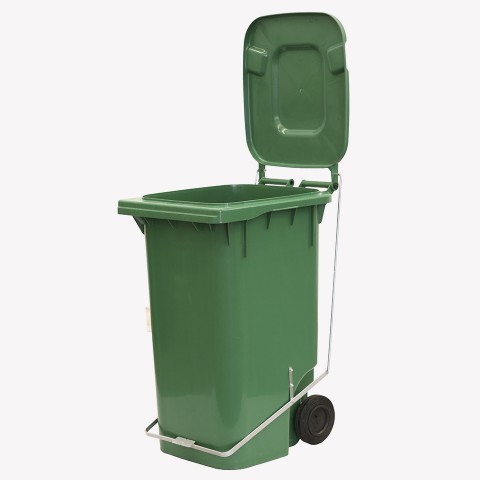 Carro Gari COM Pedal 120 Litros