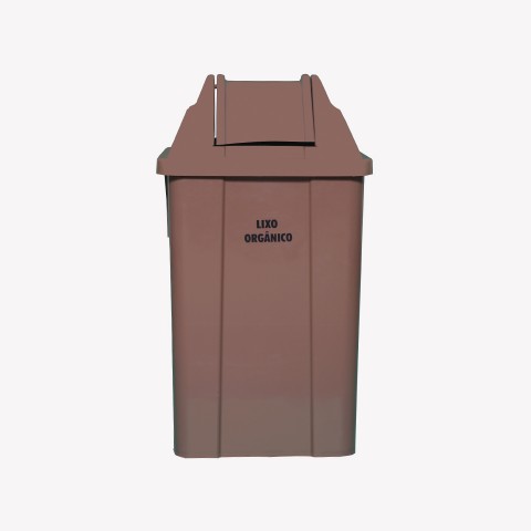 Lixeira J 60 Litros Quadrada Tampa V.V.