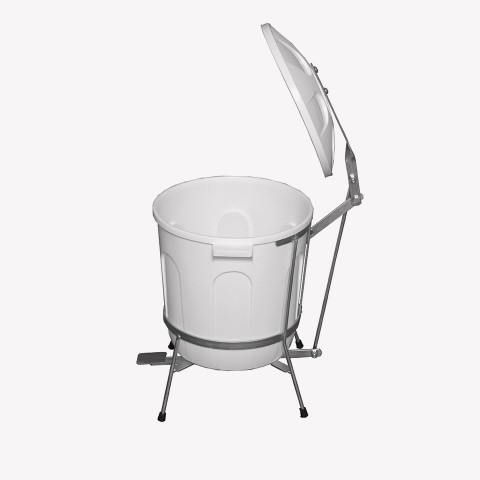 Suporte Pedal com Lixeira Jg 90 Litros