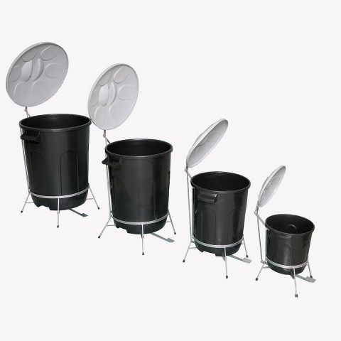 Suporte Pedal com Lixeira Jg 30 Litros