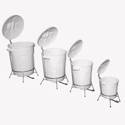 Suporte Pedal com Lixeira Jg 90 Litros