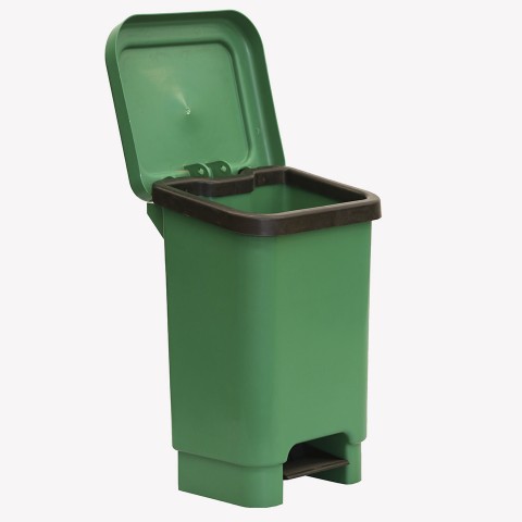 Lixeira quadrada 25 Litros com pedal plástico LP